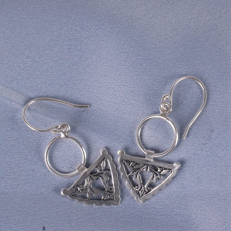 Boucle D'oreille En Argent Khlella