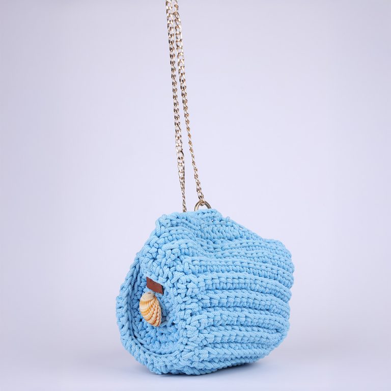 Sac En Crochet Coquillage