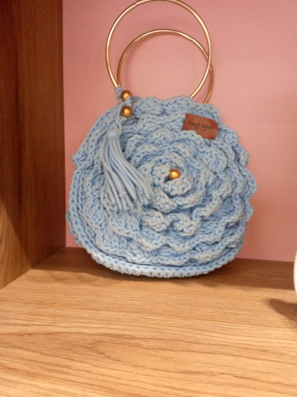WhatsApp Image 2026-06-23 at 14.49.03 Sac En Crochet Rose Anse Métallique